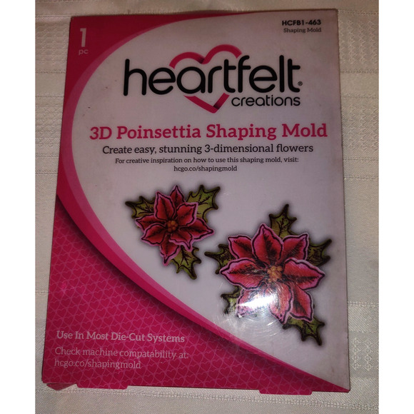 Heartfelt Creations 3D Poinsettia Shaping Mold - Picture 1 of 8